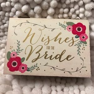 Bride’s keepsake prayer box.